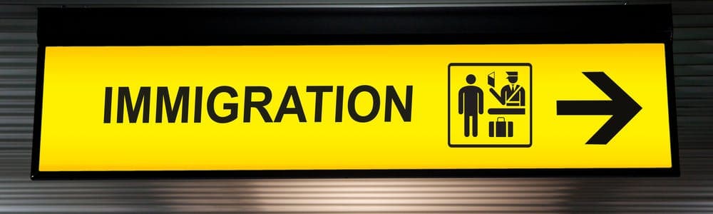 Immigration signage - rule changes