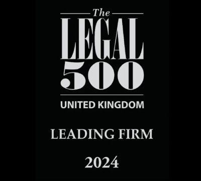 Legal 500 2024 logo - leading firm