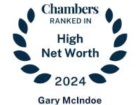 Chambers High Net Worth 2024 logo - Gary McIndoe