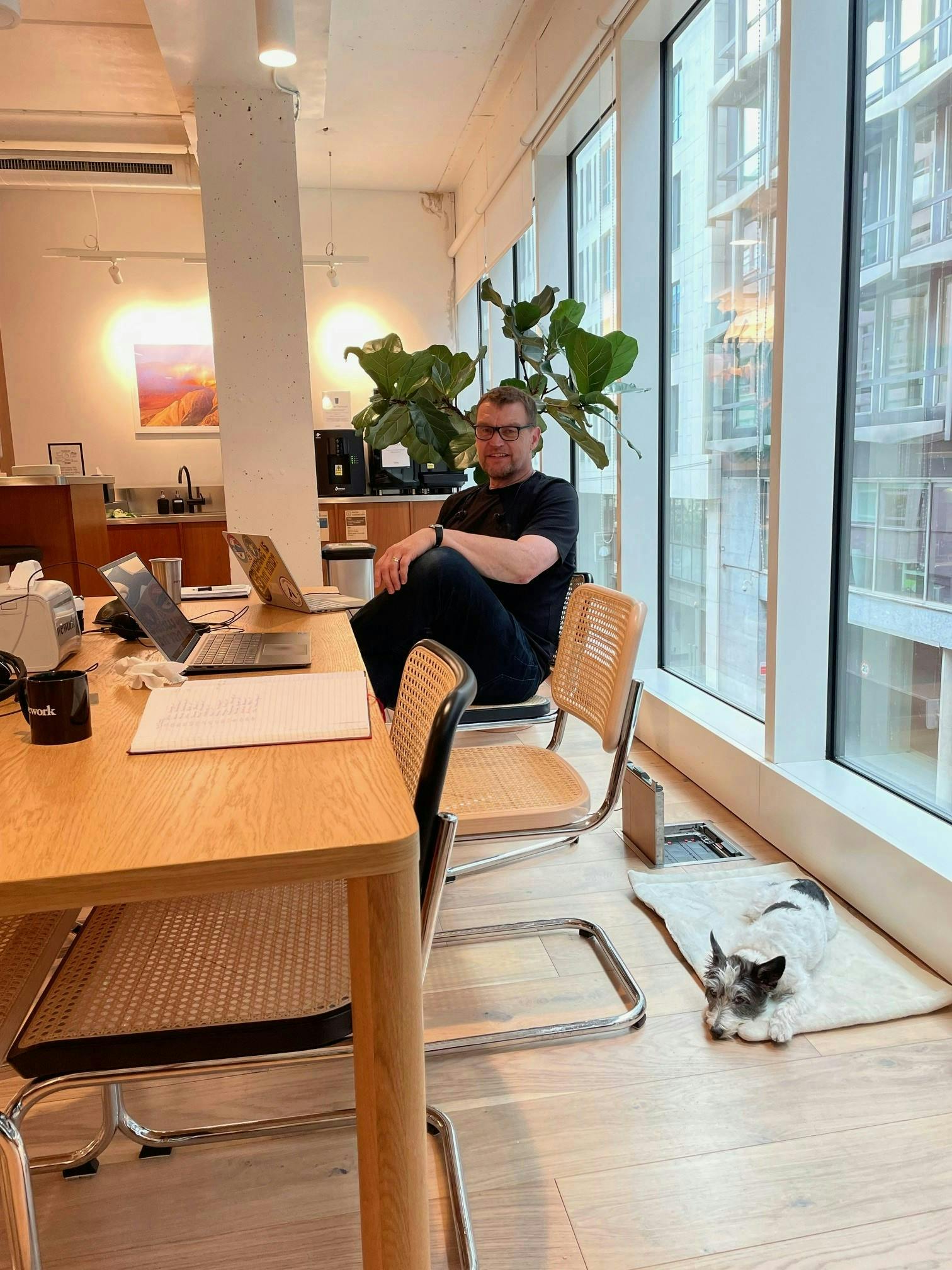 Gary in Brussels office