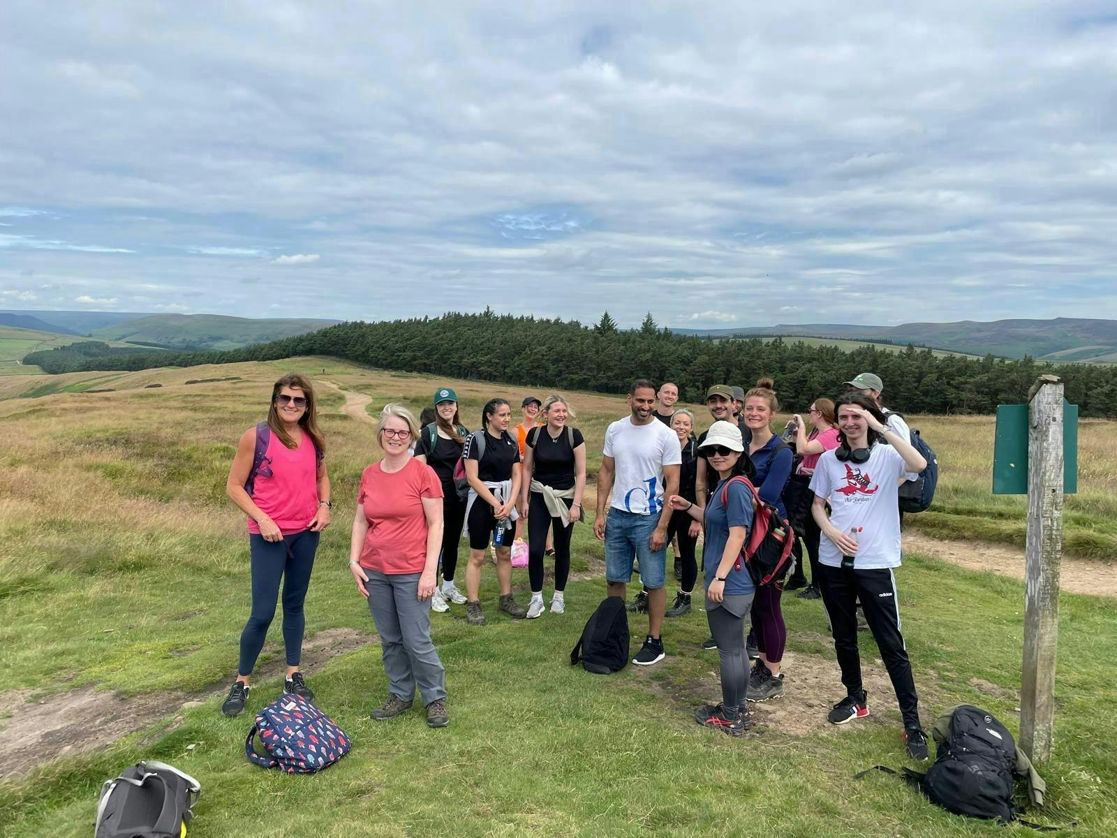 Team shot in Peak District